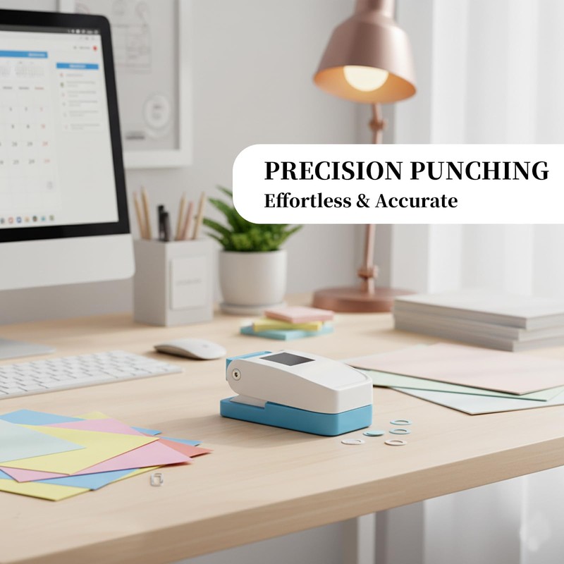 Square Hole Punch, Manual Square Paper Punch for DIY Projects,