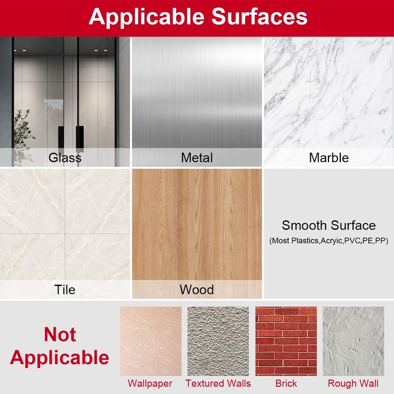 2x4 inch Hook and Loop Strips with Adhesive, Nylon Heavy