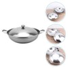Ciieeo Shabu Shabu Hot Pot Pot Stainless Steel Dry Pot
