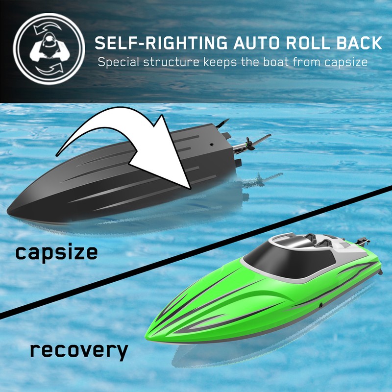 Remote Control Boat 30km/h High Speed 2.4GHz Remote Control Ship