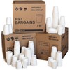 HOT BARGAINS, 100 X 7oz Single Wall Paper Cups for