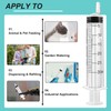 30ml Plastic Syringes,10 Pack Individually Packaged Syringes with Caps, Sterile