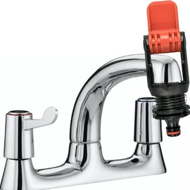 Universal Tap Connector Adapter Mixer Kitchen Garden Hose Pipe Joiner Fitting 1/2 - Fits MOST kitchen taps