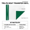 TransOurDream Matte Green HTV Heat Transfer Vinyl Roll for All
