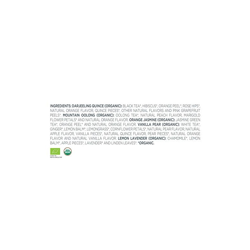 Tea Forte Caja de presentación de té de muestra, surtido