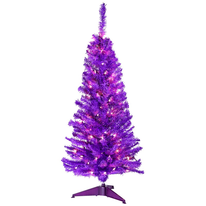 Northlight Pre-Lit Medium Artificial Pine Christmas Tree - 4' -