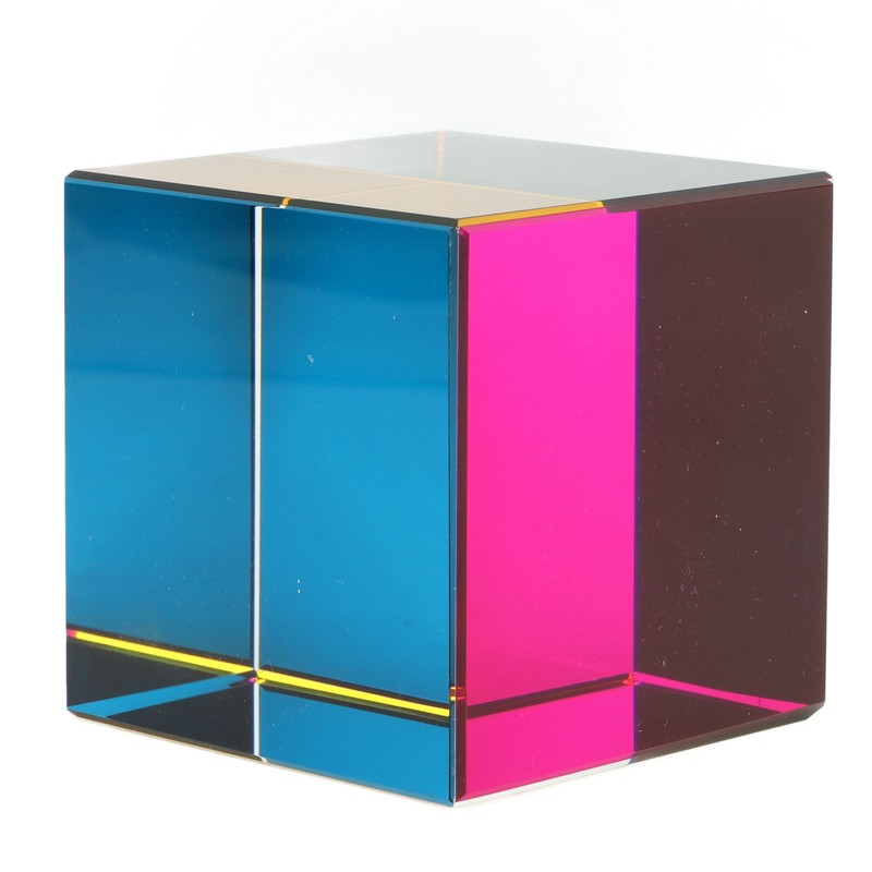 Color Cube Optical 6 Sides Cube Optical Cube Prism for
