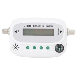 Digital Satellite Finder TV Antenna Signal Finding Strength Meter with Compass Buzzer Alarm 13‑18VDC