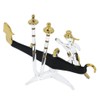 GlassOfVenice Murano Glass Flat Gondola with Gondolier