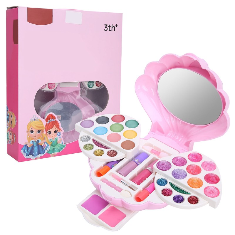 Shell Shaped Make Up Box Kids Makeup Kit for Children