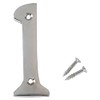 Merriway BH03000 Numeral, 50mm (2 inch) - No. 1, Polished
