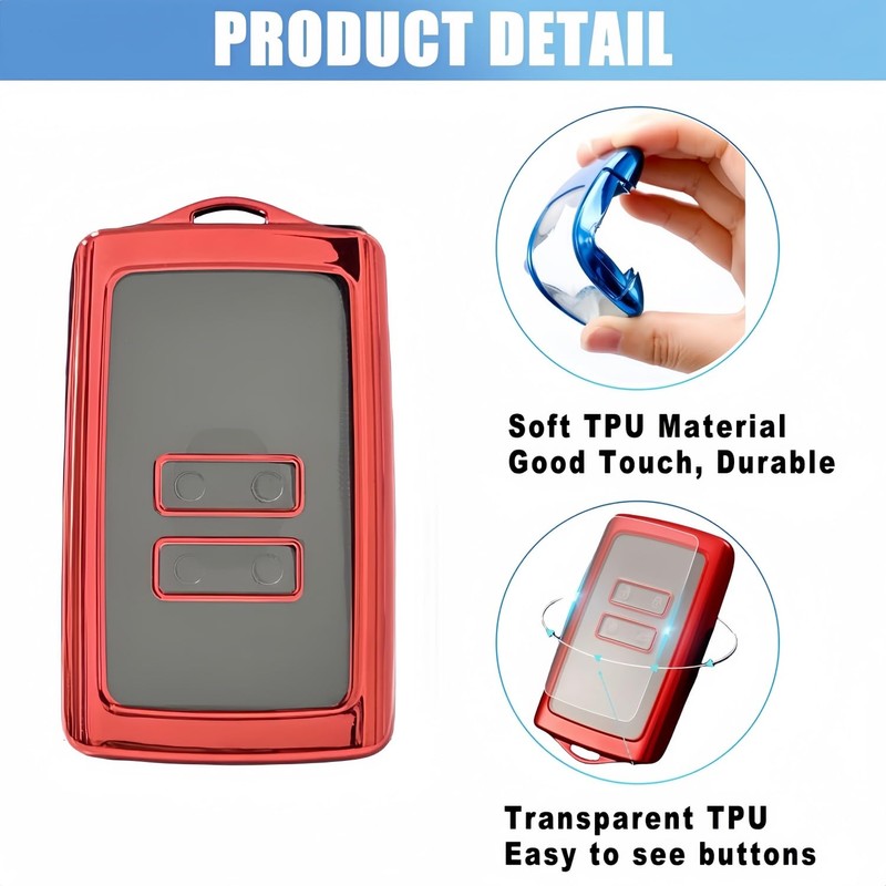 MEDZUK 5 Colours Key Case, Compatible with Renault Arkana E-Tech