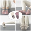 2 Pairs of Women Pilates Socks, 5 Finger Anti Slip