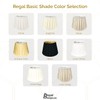 Royal Designs Empire English Pleat Basic Lamp Shade, Beige, 10