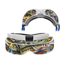 MightySkins Skin Compatible with Fat Shark Dominator V3 - Action Fish Puzzle | Protective, Durable, and Unique Vinyl Decal wrap Cover | Easy to Apply, Remove, and Change Styles | Made in The USA