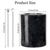 16pcs Stainless Steel Cocktail Stick and 1pcs Marble Tank,Cocktail Clip,Appetiser