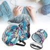 2Pcs Storage Bag 600D Oxford Cloth Printing MultiPocket Hand Strap