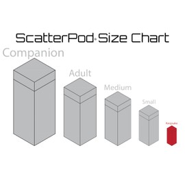 Dark Green ScatterPod Scattering Keepsake Cremation Urn