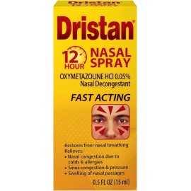Dristan 12HR Nasal Spray Decongestant Fast Relief 0.5oz Bottle - Pack of 3