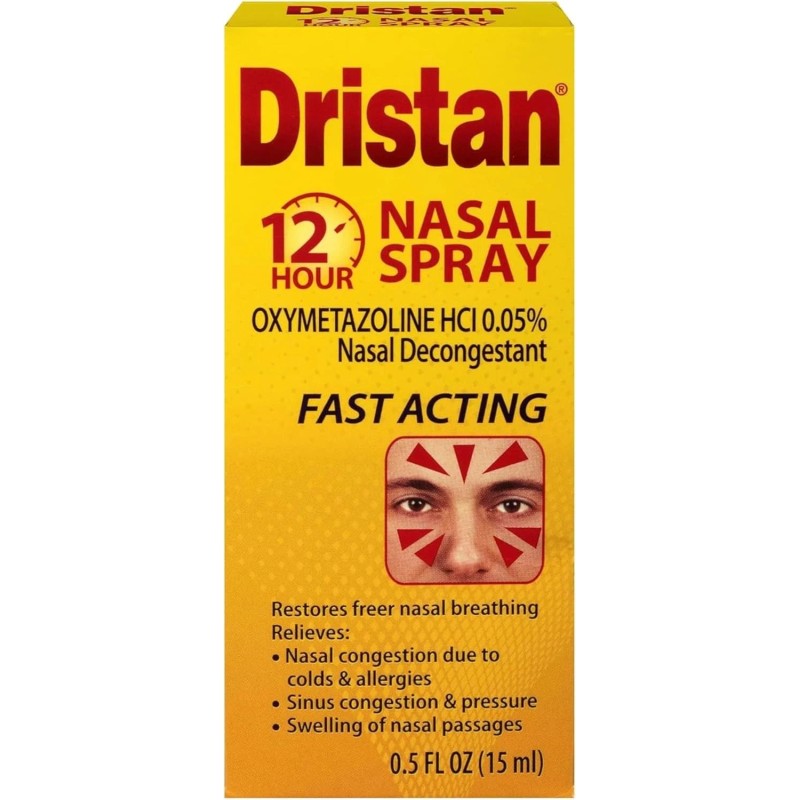 Dristan 12HR Nasal Spray Decongestant Fast Relief 0.5oz Bottle -