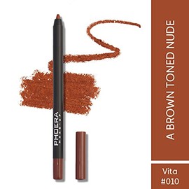 AQUAPURITY PHOERA Matte Super Smooth Pigmented Lip Liner Long-lasting Smudge proof Matte Lip Pencil Waterproof Makeup Contour Lipliner MATTE SUPER SMOOTH (010 Vita)