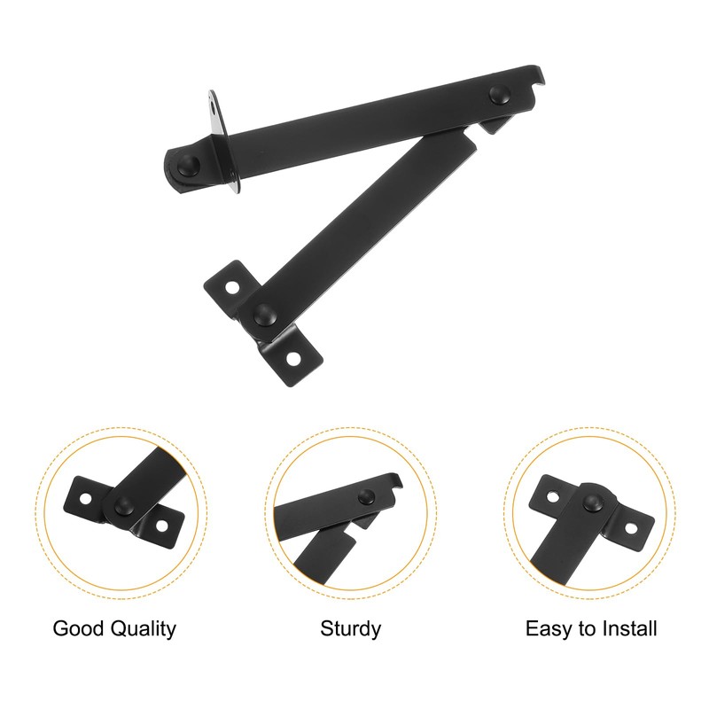 sourcing map 2 Pcs Lid Support Hinge, Rotatable Folding Lift