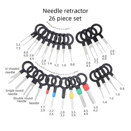 FHBHJNATC Tool Car Release Tool Set, Pin Tool Car Set Car Plug Removal Tool Repair Remover Set Extractor Puller For Most Plug Repair Remover