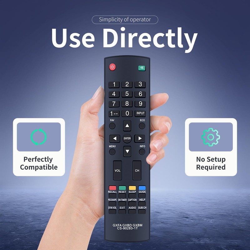 ZWP CS-90283-1T GXBD GXBM GXFA Replacement Remote Control for Sanyo