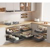 Seinloes 4 Pack Pull Out Cabinet Organizer 21" Deep with