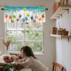 Homechoid Children's Day Curtain Valance for Windows/Living Room/Kitchen/Bathroom/Farmhouse, Kids Cartoon