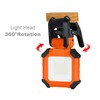LOVORK LED Rechargeable Work Light with Clamp, 15W 2000LM Portable