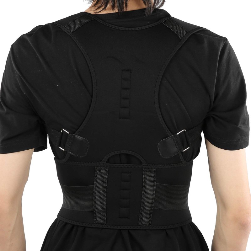 Keenso Unisex Back Support Posture Bandage, Correction Tape Belt Strength