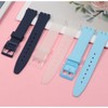 Lijinlan Replacement Silicone Band for Swatch 17mm 19mm 20mm, Waterproof