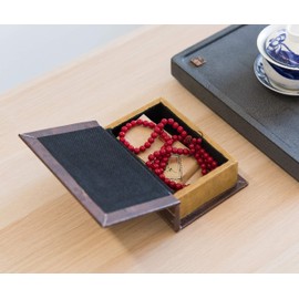 Decorative Vintage Book Style Trinket Storage Box