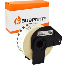 Bubprint Labels compatible to replace Brother DK-22225 for P-Touch QL1050 QL1060N QL500 QL500BW QL550 QL560 QL570 QL580N QL700 QL710W QL720NW QL800 QL810undundw