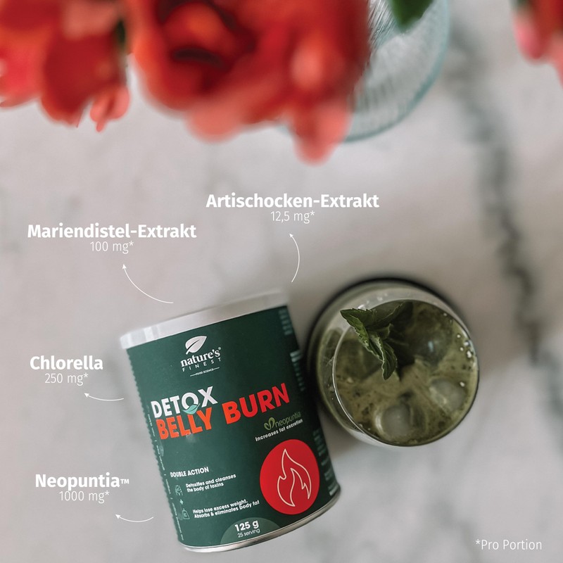 Nature's Finest by Nutrisslim Detox Belly Burn: Abnehmmittel und Entgiftung