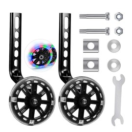 Stabilisers, Bicycle Stabilisers for Children, Universal Stabilisers for Children's Bike, Stabilisers for Adults, Auxiliary Bike Children's Bicycle (Black/1 Piece)