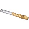 Burkit M10 X 1.5 Spiral Flute Tap, HSS Titanium Coated