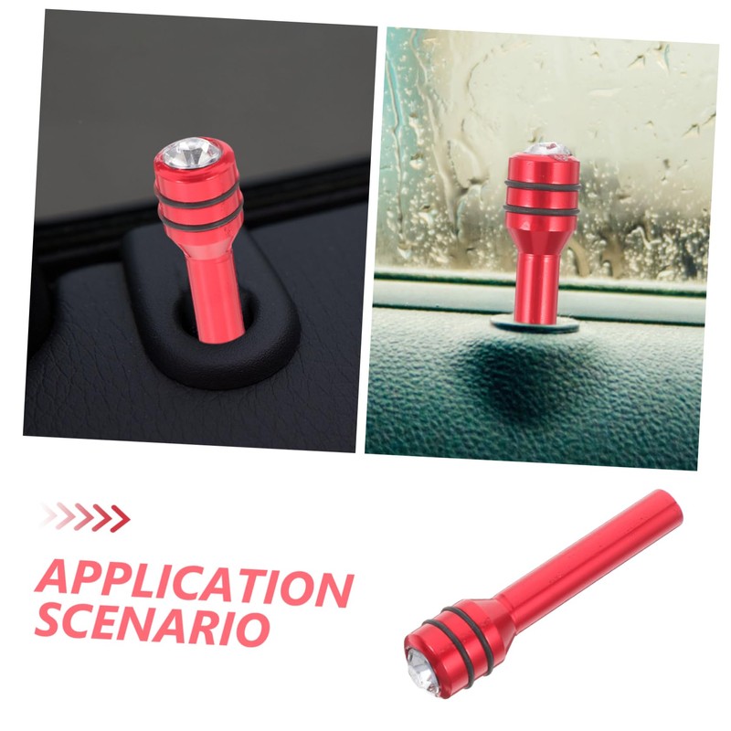 FUNOMOCYA Unique Car Door Lock Pin Aluminum Alloy Interior Door