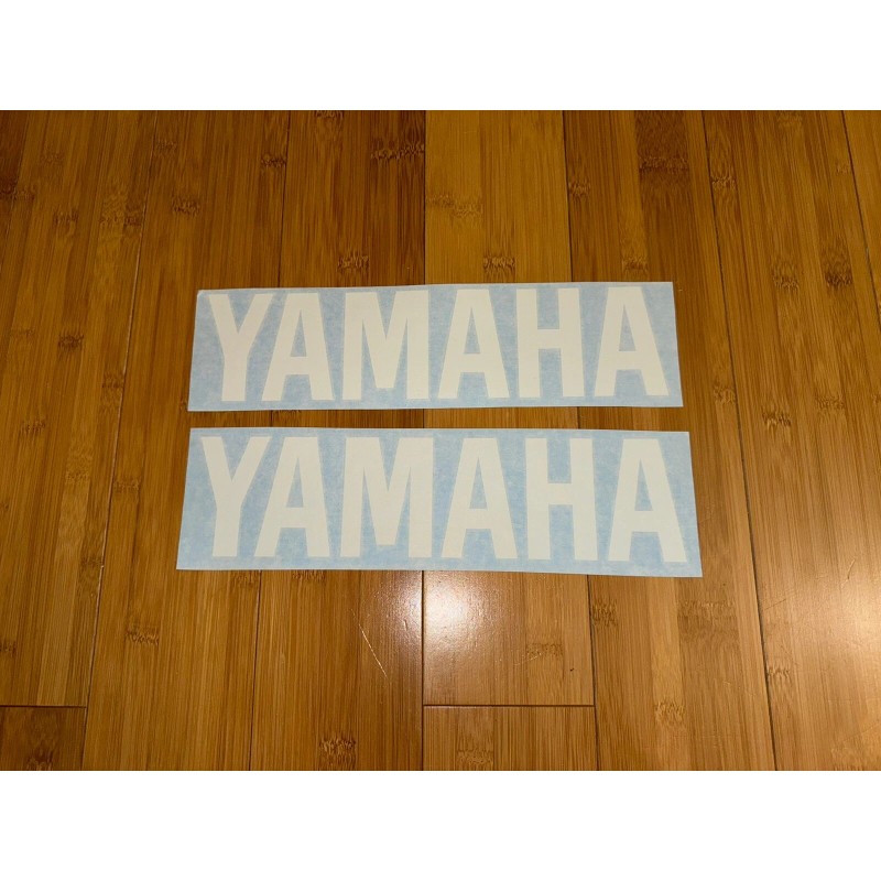 Yamaha Logo 12” Sticker (set Of 2) Boat Motor Outboard
