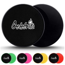 CELEBRITA Core Sliders for Working Out on Carpet Wood and Floor to sculpt your core, Best Sized Non Slip Exercise Sliders Gliding Discs for feet, beachbody strength slides for ab workouts
