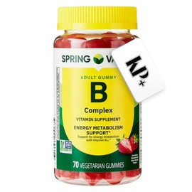 KP+ B Complex Gummies, Strawberry Flavor, 70 Gummies Sticker (Pack of 1)