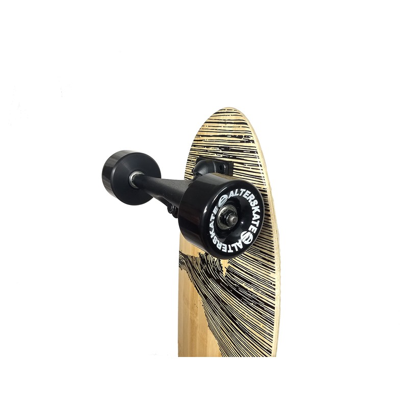 Alterskate Longboard Cruiser 65mm 78a Wheels (Black)
