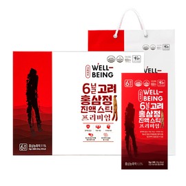 Haruwellbeing 하루웰빙 6년근 고려 홍삼정 진액 스틱 프리미엄 10g x 30포 300g 2개 300g Haruwellbeing 6-Year-Old Korean Red Ginseng Extract Stick Premium 10g x 30 Packs 300g 2 Units 300g