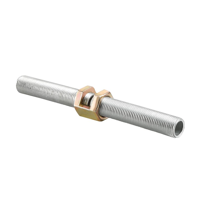 PATIKIL M10x1mm Hexagon Coupling Nut, 6 Pack 15mm Thread Zinc