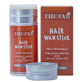 The Fab Hair Wax Stick for Women No Residue Scent Free Wax Stick for Hair Bun Maker –Tame Flyways, Non-Greasy Anti Frizz, All Day Hold, Pomade Edge Control Hair Stick Wax for Women & Kids