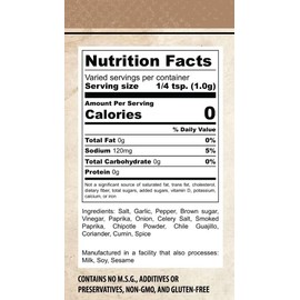 Dad’s Seasonings SPG Seasoning - All-Purpose Salt Pepper Garlic BBQ Rub - Chipotle & Guajillo Dry Rub for Beef, Chicken, Pork, Seafood & Veggies, Bold Flavor - Made in USA (10 oz)