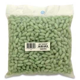 Hi-Seas Luminous Glow Beads, Large, Green, 1000-Pieces