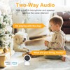 ANTELA 3MP Indoor Surveillance Camera, 2.4 GHz WLAN Camera, 2-Way