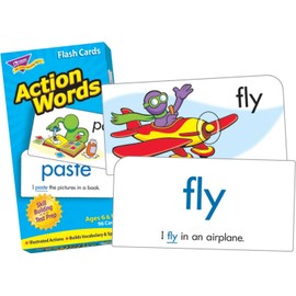 Trend Enterprises: Action Words Skill Drill Flash Cards, Great for Skill Buildin